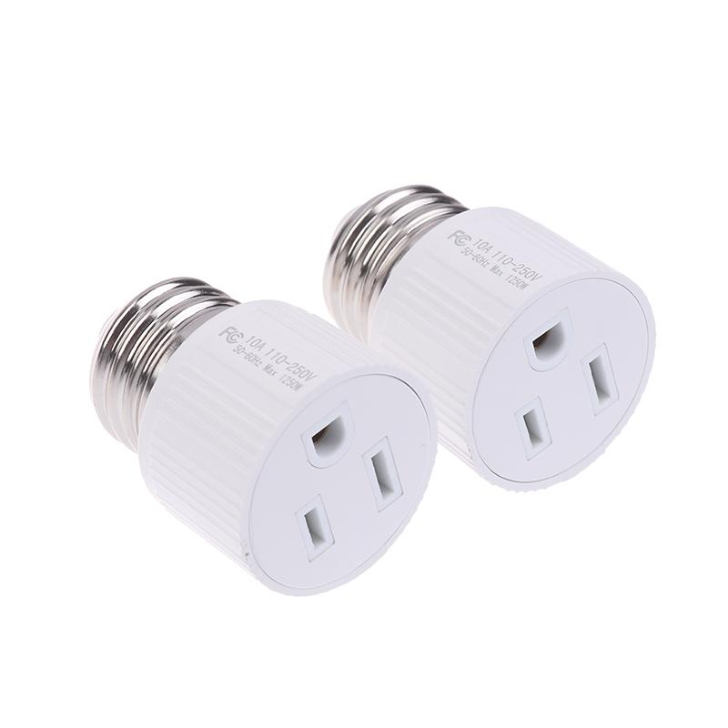 2Pcs E26/E27/B22 3Prong Light Socket Outlet Adapter Plug Light Socket To Plug Adapter Bulb Base Adapter 1250W Heat-resistant
2Pcs E26/E27/B22 3Prong Light Socket Outlet Adapter Plug Light Socket To Plug Adapter Bulb Base Adapter 1250W Heat-resistant