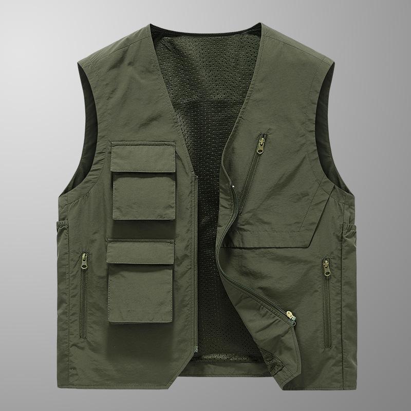 Men s Quick-Dry Outdoor Multi-Pocket Vest - Spring & Autumn Wear-Resistant Photography and Fishing Sleeveless Jacket 4XL армія зелений колір
Men s Quick-Dry Outdoor Multi-Pocket Vest - Spring & Autumn Wear-Resistant Photography and Fishing Sleeveless Jacket 4XL армія зелений колір