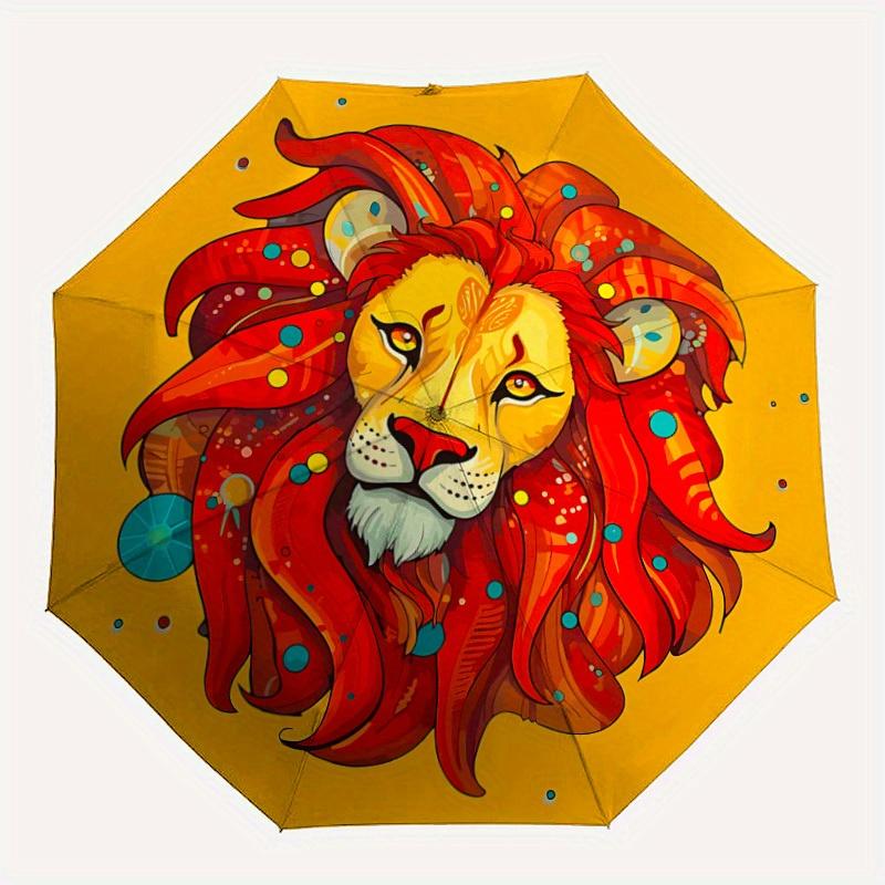 1pc Lion King Automatic Open/Close Umbrella, Portable Folding Umbrella for Travel, Themed Events, It is suitable as a gift for various festivals, Outd
1pc Lion King Automatic Open/Close Umbrella, Portable Folding Umbrella for Travel, Themed Events, It is suitable as a gift for various festivals, Outd