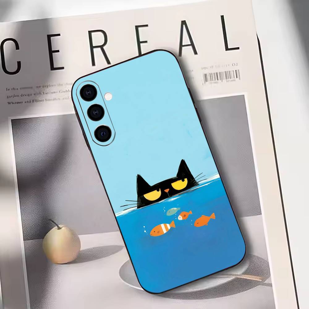 Funny Cool Cat Silicone Phone Case For Samsung Galaxy A73,A72,A71,A70,A53,A52,A51,Others Soft Black Cover Samsung a32 4g
Funny Cool Cat Silicone Phone Case For Samsung Galaxy A73,A72,A71,A70,A53,A52,A51,Others Soft Black Cover Samsung a32 4g