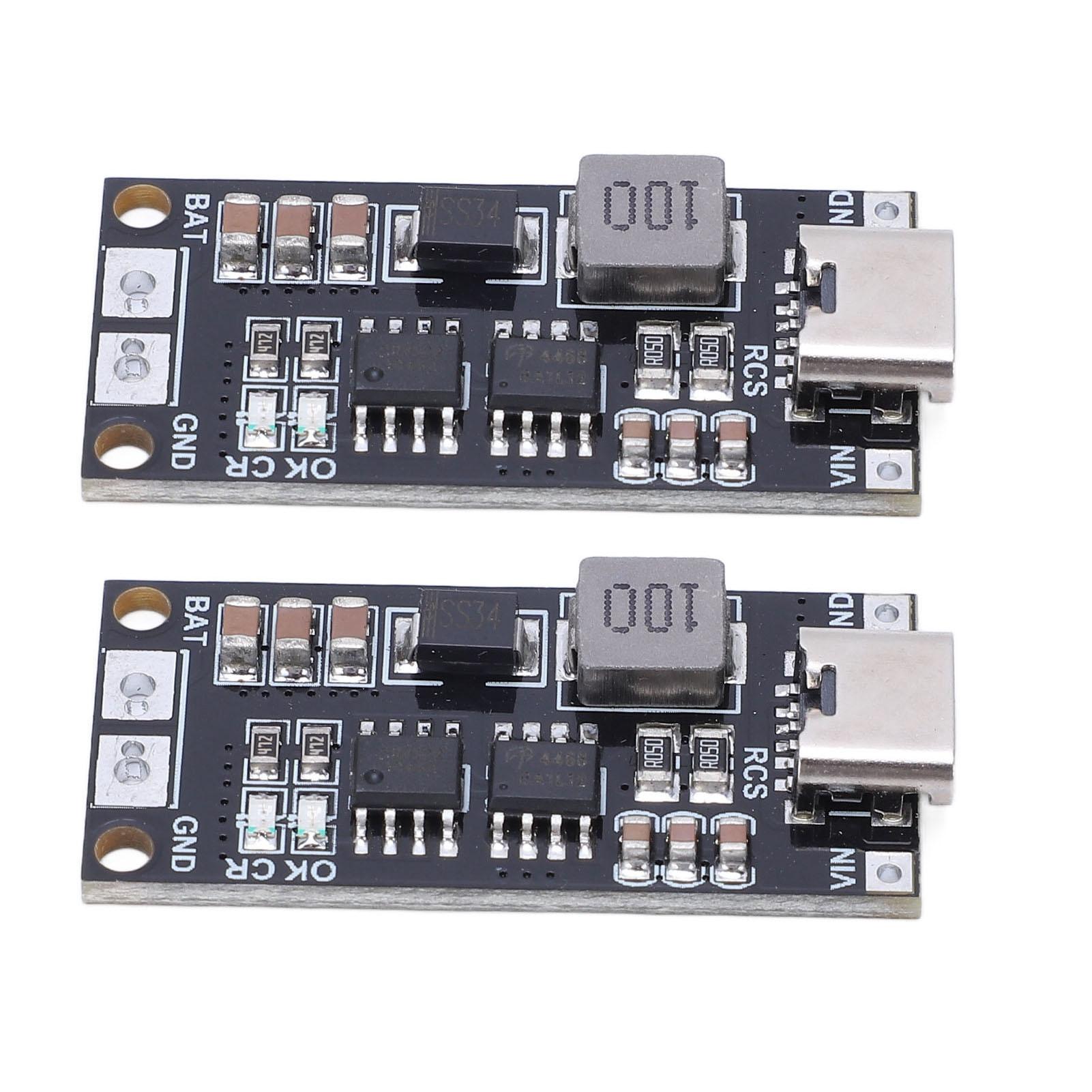 2Pcs Battery Charger Module Wear Resistant 2S Type C to 8.4V Boost Lithium Battery Module 4A
2Pcs Battery Charger Module Wear Resistant 2S Type C to 8.4V Boost Lithium Battery Module 4A