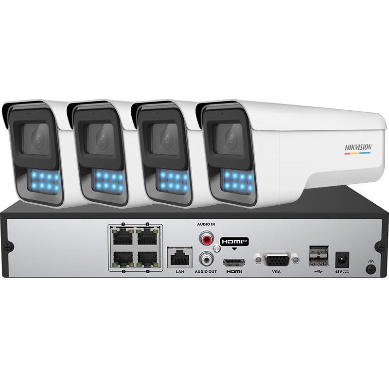 HIKVISION 6MP Ultra HD Outdoor Full-Color Night Vision Surveillance Camera Kit CN plug (adapter included) 4 Cameras
HIKVISION 6MP Ultra HD Outdoor Full-Color Night Vision Surveillance Camera Kit CN plug (adapter included) 4 Cameras