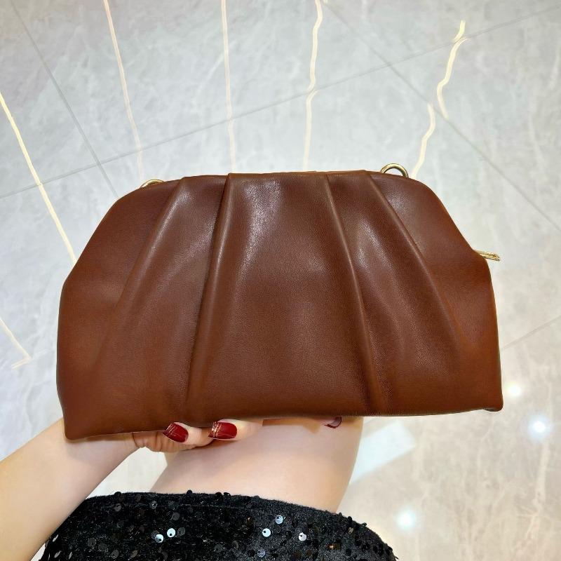 Hand-held Bag, Evening Bag, Fashionable Pleated Bag, High-end Crossbody Bag, Little Bag коричневий
Hand-held Bag, Evening Bag, Fashionable Pleated Bag, High-end Crossbody Bag, Little Bag коричневий