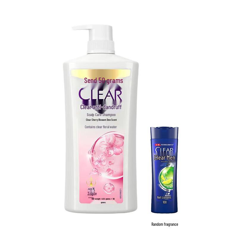 Clear Anti-Dandruff Scalp Care Shampoo, Cherry Blossom
Clear Anti-Dandruff Scalp Care Shampoo, Cherry Blossom