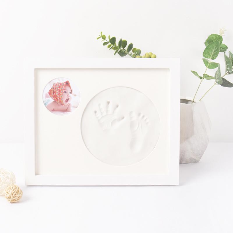 Solid Wood Baby Hand & Footprint Keepsake Frame - Newborn Ink Pad & Photo Display, Perfect Full Moon Birthday Gift. White Frame
Solid Wood Baby Hand & Footprint Keepsake Frame - Newborn Ink Pad & Photo Display, Perfect Full Moon Birthday Gift. White Frame