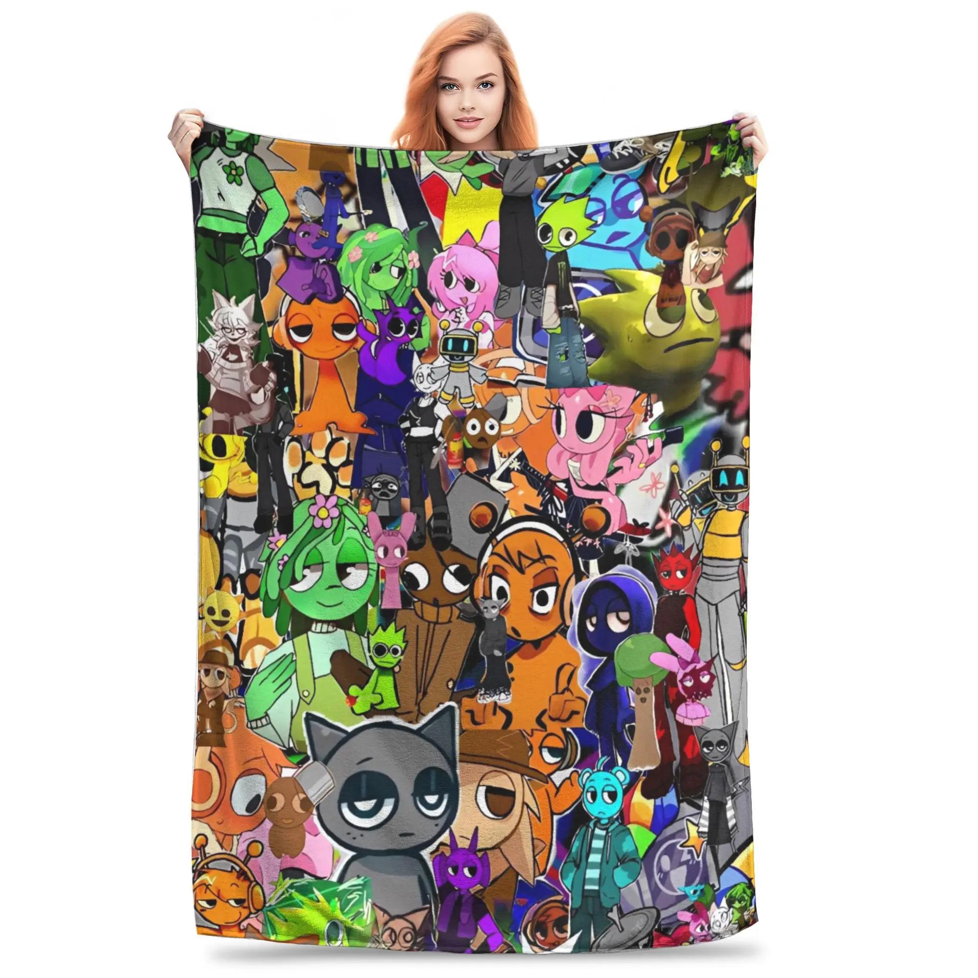 Sprunki Game Character Blankets Soft Flannel Throws for Home Decor Travel Warm Bedding Custom Quality Bedspread Gift 40x50inch 100x125cm
Sprunki Game Character Blankets Soft Flannel Throws for Home Decor Travel Warm Bedding Custom Quality Bedspread Gift 40x50inch 100x125cm