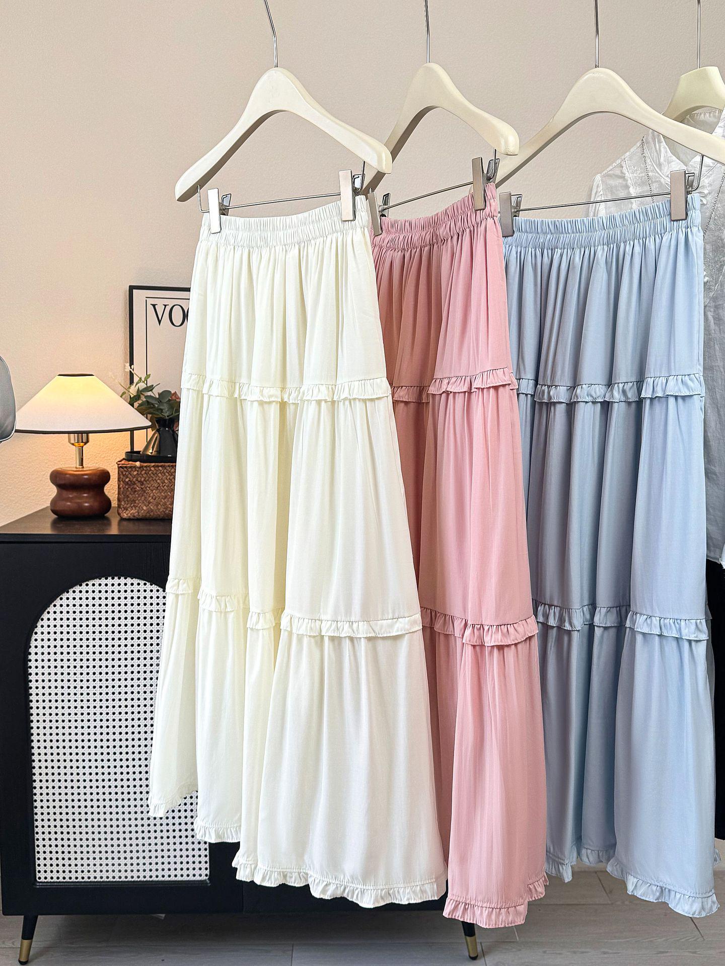 Gentle Style Slimming White Lace Layered Long Skirt for Women - 2026 Spring/Summer Collection One Size абрикосовий
Gentle Style Slimming White Lace Layered Long Skirt for Women - 2026 Spring/Summer Collection One Size абрикосовий
