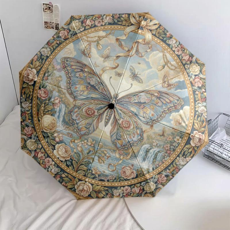 1 PC Automatic Folding Umbrella -Butterfly Gorgeous Pattern, Portable & Foldable Design with 8 Ribs, Christmas Birthday Gifts
1 PC Automatic Folding Umbrella -Butterfly Gorgeous Pattern, Portable & Foldable Design with 8 Ribs, Christmas Birthday Gifts