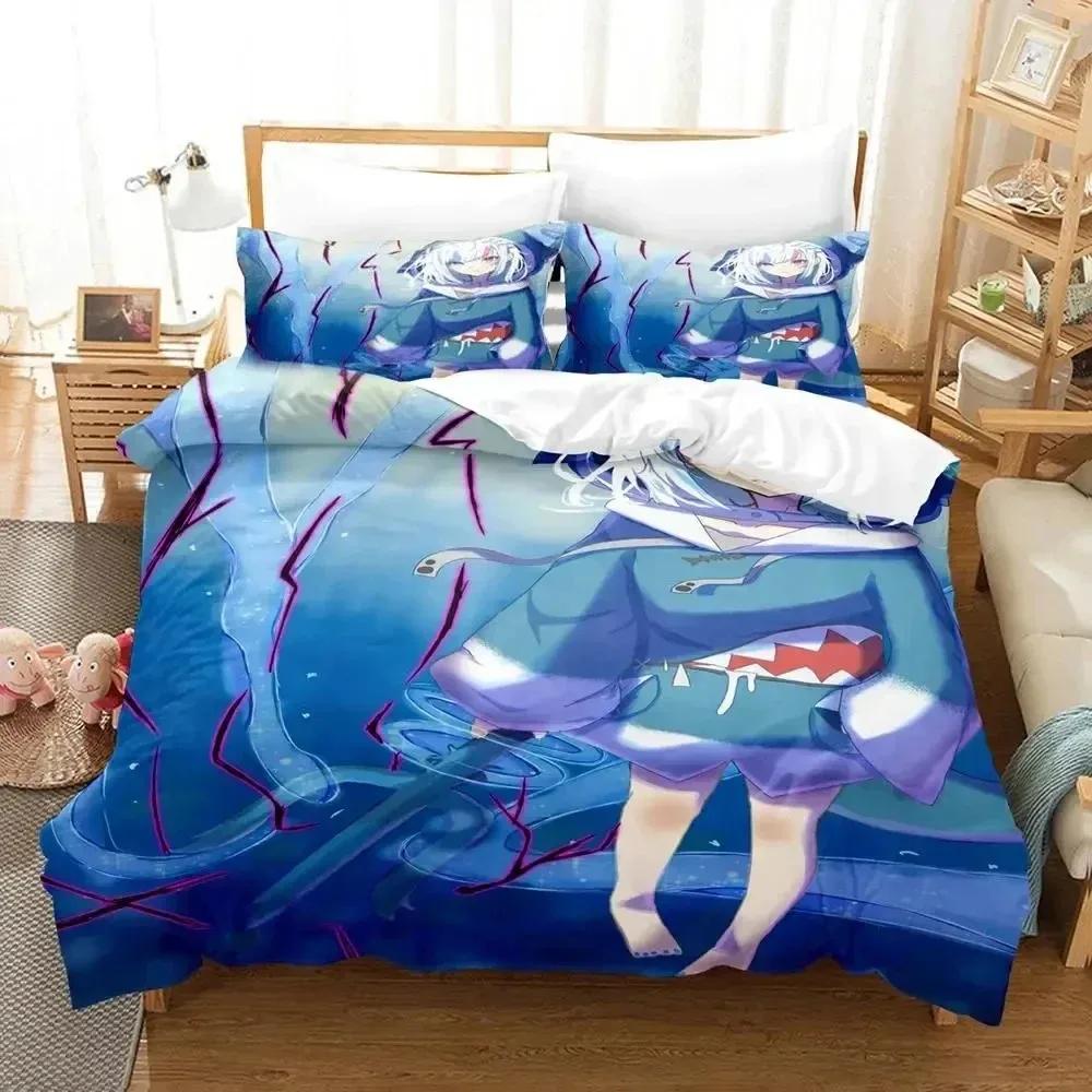 Gawr Gura Reflect Fanart holoMyth Beding Set Soft Duvet Cover Bed Linen Set Comfortable Quilt Cover Pilowcase Warm Comforter king Quen Sized Dimension 100*200cm Single
Gawr Gura Reflect Fanart holoMyth Beding Set Soft Duvet Cover Bed Linen Set Comfortable Quilt Cover Pilowcase Warm Comforter king Quen Sized Dimension 100*200cm Single