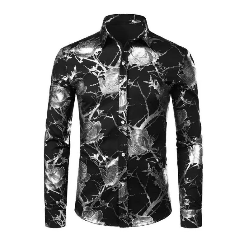 Men s Luxury Metallic Floral Button Down Dress Shirt 3XL чорний
Men s Luxury Metallic Floral Button Down Dress Shirt 3XL чорний