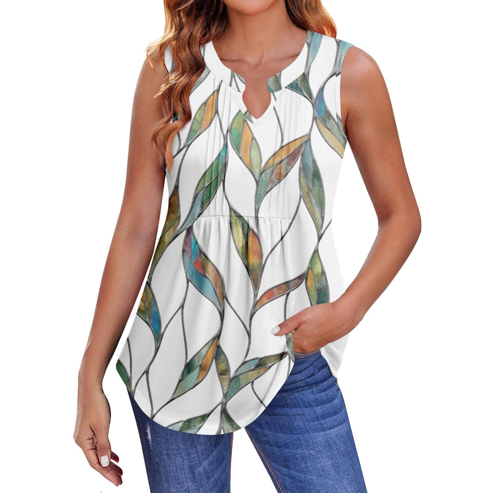 Жіночі літні безрукавки, плісировані з V-подібним вирізом, повсякденні безрукавки для жінок, вільні туніки без рукавів XXXL білий
Жіночі літні безрукавки, плісировані з V-подібним вирізом, повсякденні безрукавки для жінок, вільні туніки без рукавів XXXL білий