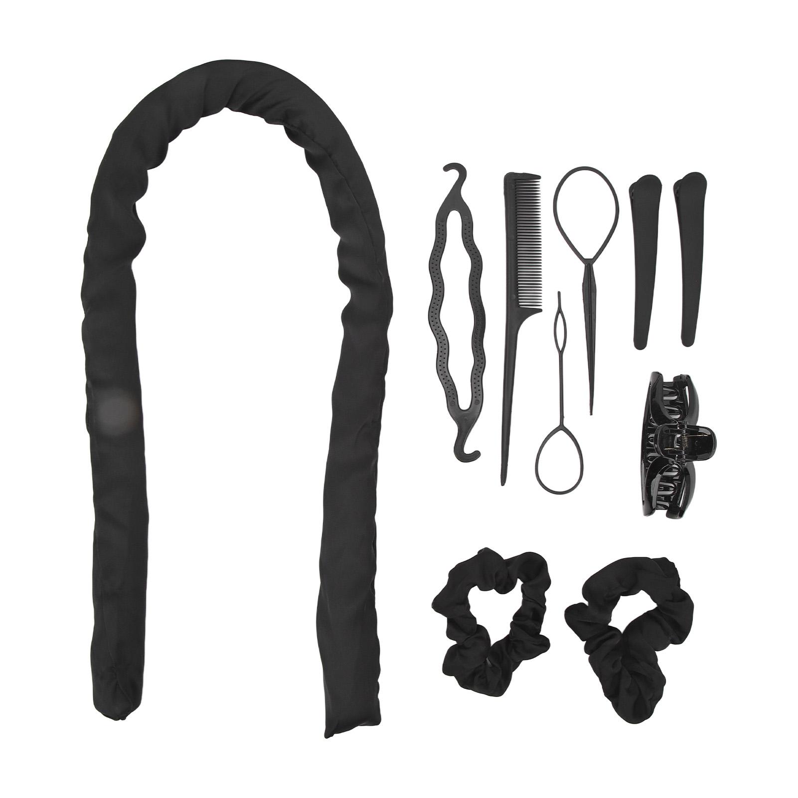 10pcs Heatless Curling Rod Headband Clips Comb Pull Hair Pin Cotton DIY Curls Rollers for Sleeping чёрный
10pcs Heatless Curling Rod Headband Clips Comb Pull Hair Pin Cotton DIY Curls Rollers for Sleeping чёрный