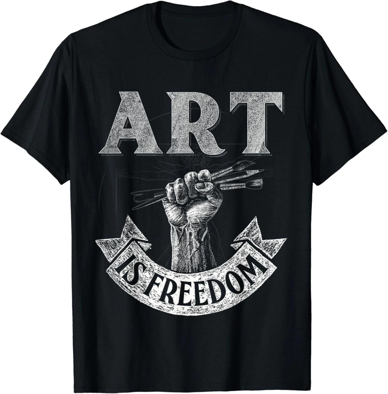 Art is Freedom great T-Shirt for artists who love to draw Gift Unisex T-Shirt S
Art is Freedom great T-Shirt for artists who love to draw Gift Unisex T-Shirt S