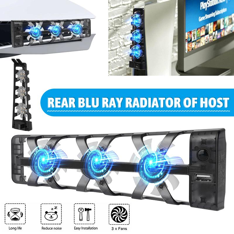 Lvye LED Внешний вентилятор охлаждения Игровые аксессуары для консоли PS5 PlayStation 5
Lvye LED Внешний вентилятор охлаждения Игровые аксессуары для консоли PS5 PlayStation 5
