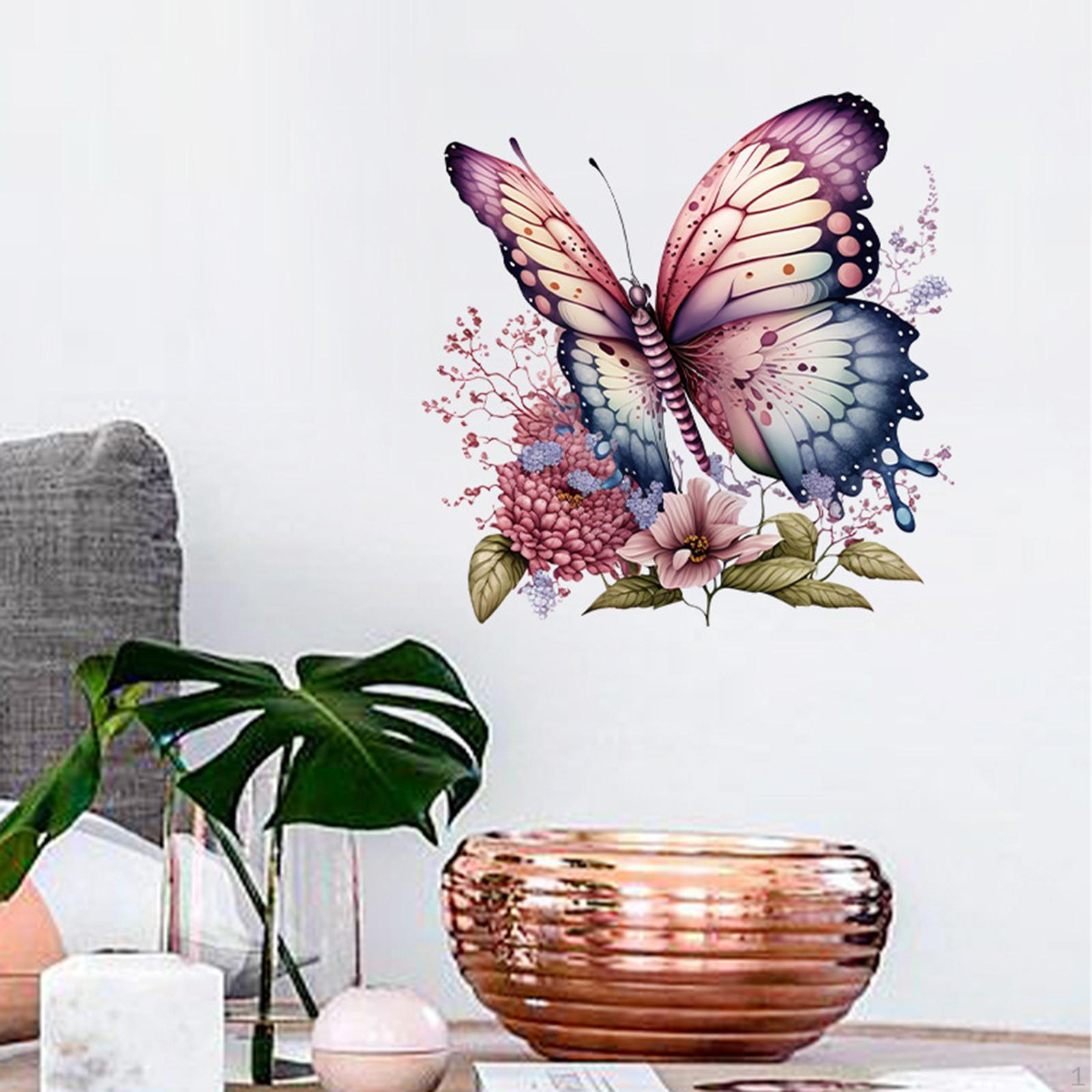 Flowers Butterfly Wall Decals Mural PVC Colorful Floral Stickers Decoration for Girls
Flowers Butterfly Wall Decals Mural PVC Colorful Floral Stickers Decoration for Girls