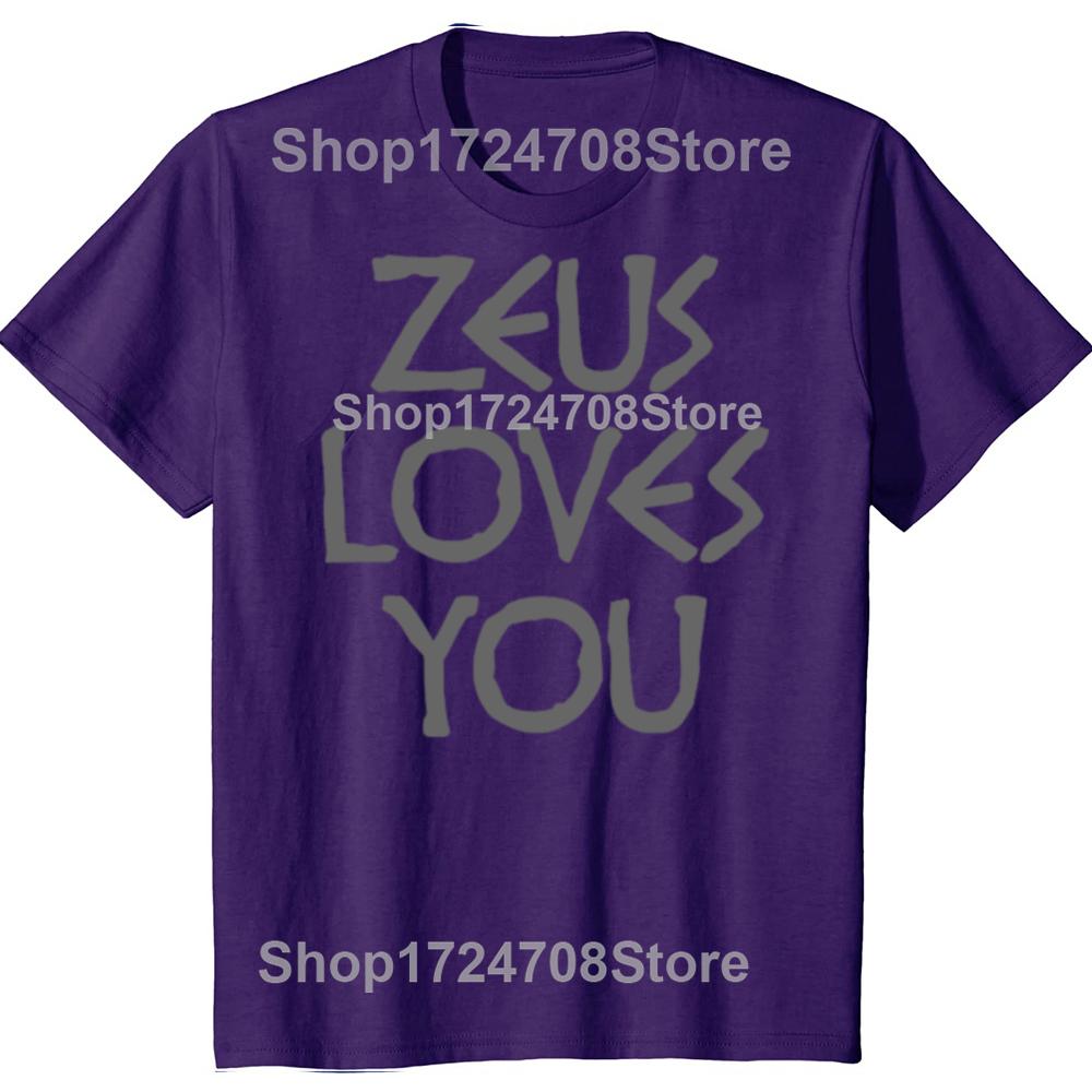 Greek Mythology Gift T-shirts Funny Atheist Gift Agnostic Present for Fans of Ancient Greece Zeus Loves You Unisex Tee 4XL
Greek Mythology Gift T-shirts Funny Atheist Gift Agnostic Present for Fans of Ancient Greece Zeus Loves You Unisex Tee 4XL