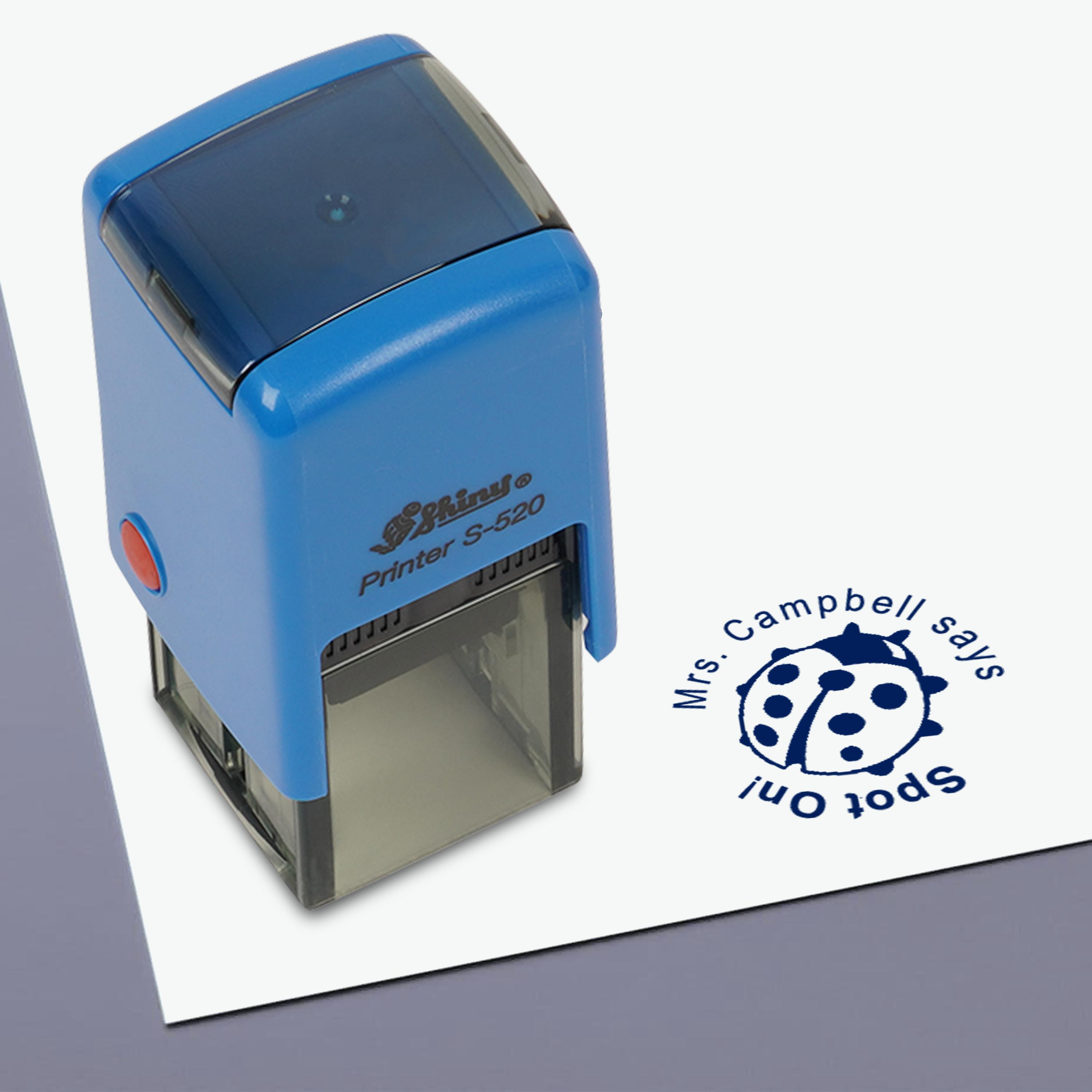 Printtoo Teachers Custom Stamp Spot On Self,Inking Rubber Stamp Motivation Encouragement Review Messages Grading For Homework School Classroom - 20mmx20mm чёрный
Printtoo Teachers Custom Stamp Spot On Self,Inking Rubber Stamp Motivation Encouragement Review Messages Grading For Homework School Classroom - 20mmx20mm чёрный