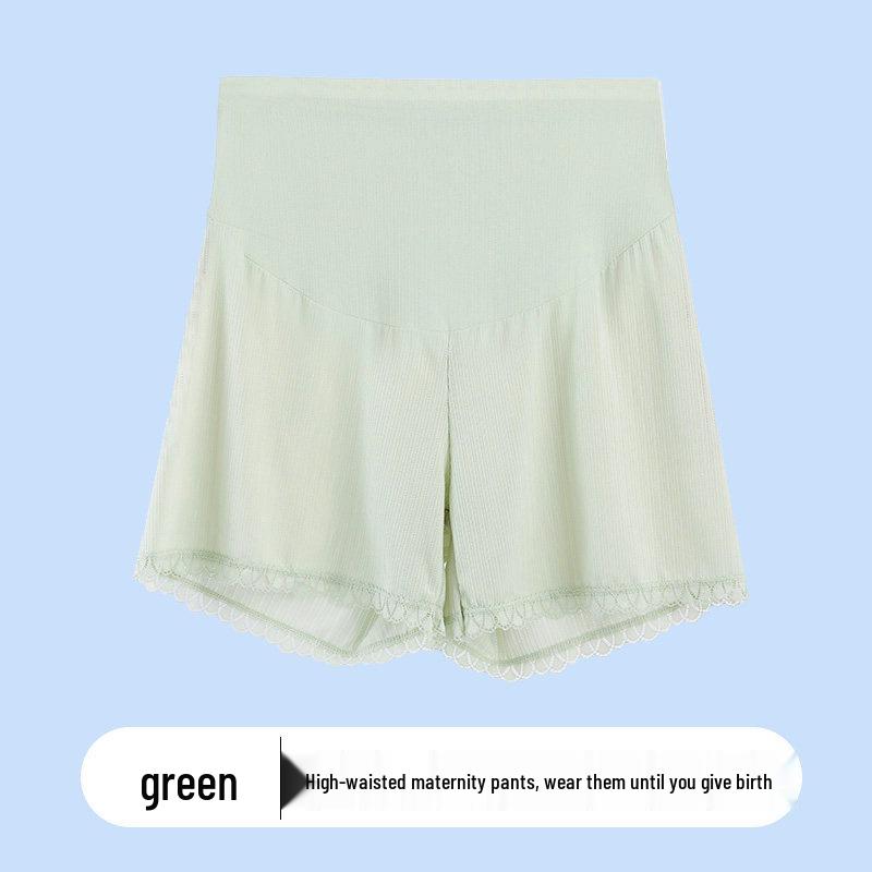 High-Waisted Maternity Ice Silk Safety Pants - Lightweight, Loose, Plus Size, Comfortable, and Fashionable. M (Under 120 lbs) зелений
High-Waisted Maternity Ice Silk Safety Pants - Lightweight, Loose, Plus Size, Comfortable, and Fashionable. M (Under 120 lbs) зелений