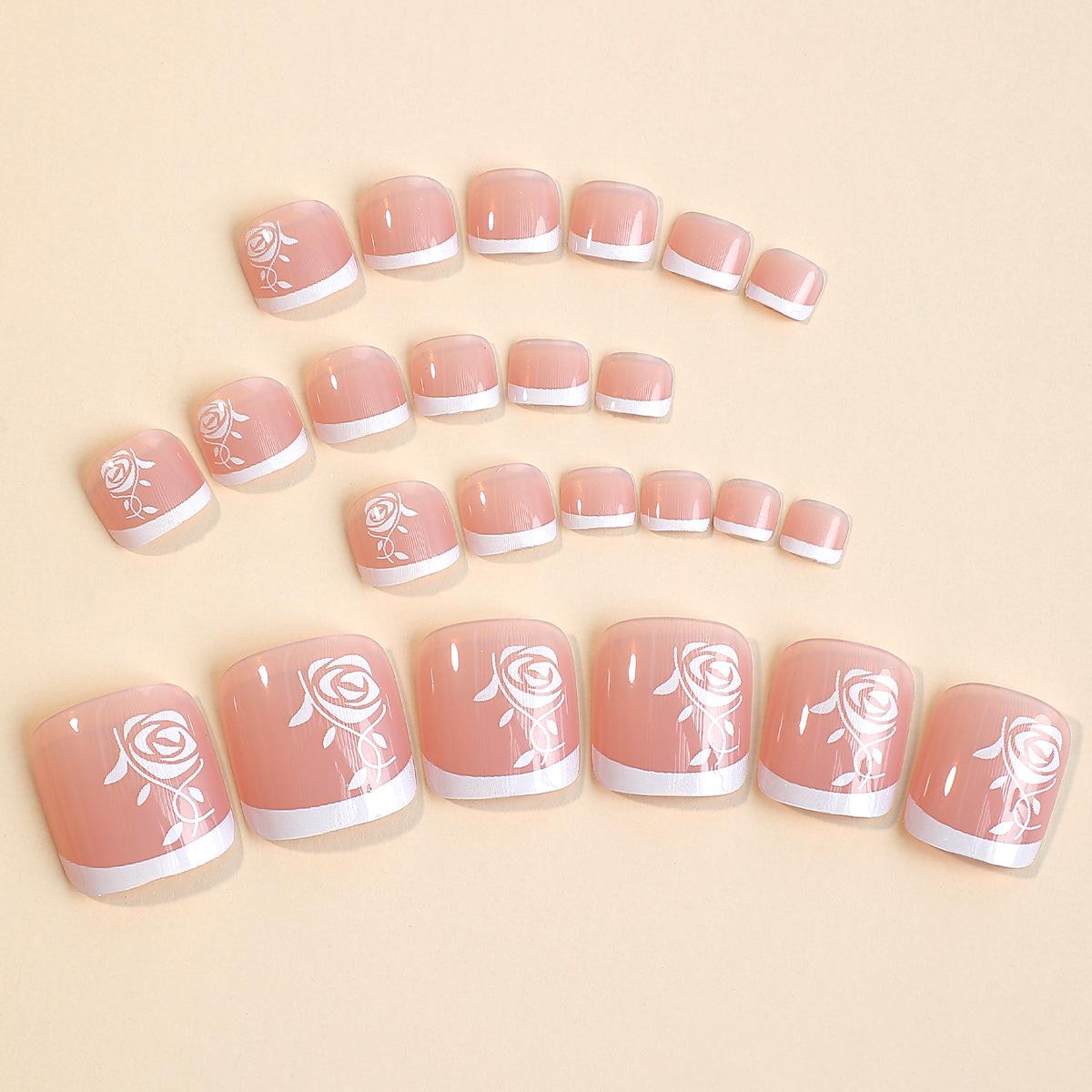 French Style Ombre Flower Toenail Patches - Removable & Whitening Wearable Nail Art
French Style Ombre Flower Toenail Patches - Removable & Whitening Wearable Nail Art