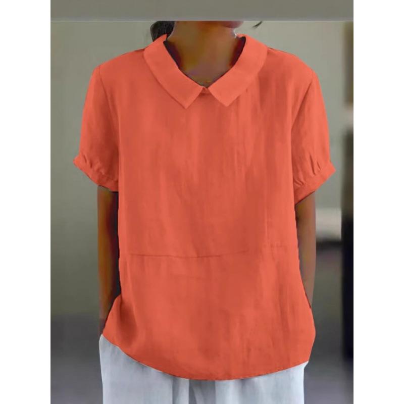 2 wish hot new loose lapel shirt, women s short-sleeved printed top 5XL
2 wish hot new loose lapel shirt, women s short-sleeved printed top 5XL