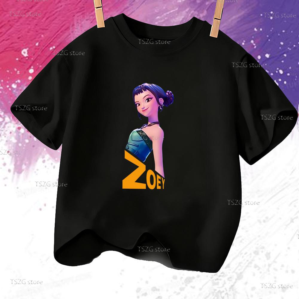 Summer Kpop Demon Hunters ZOEY Cartoon Children T-Shirt Kids Girl Boy T Shirt Hot Movie Print Cute Baby Tee Top Fan Clothing 160
Summer Kpop Demon Hunters ZOEY Cartoon Children T-Shirt Kids Girl Boy T Shirt Hot Movie Print Cute Baby Tee Top Fan Clothing 160