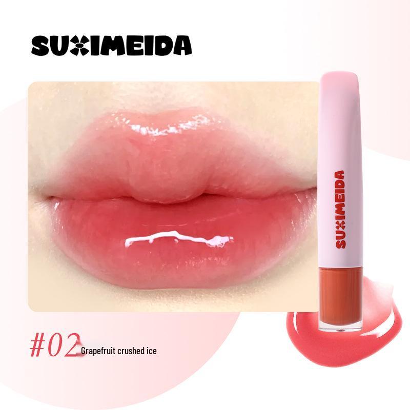 Suxi Meida Water Light Mirror Блеск для губ - Увлажняющий прозрачный бальзам для губ со стеклянным эффектом для Pure Desire, Nude Girl и пухлых желейных губ.
Suxi Meida Water Light Mirror Блеск для губ - Увлажняющий прозрачный бальзам для губ со стеклянным эффектом для Pure Desire, Nude Girl и пухлых желейных губ.