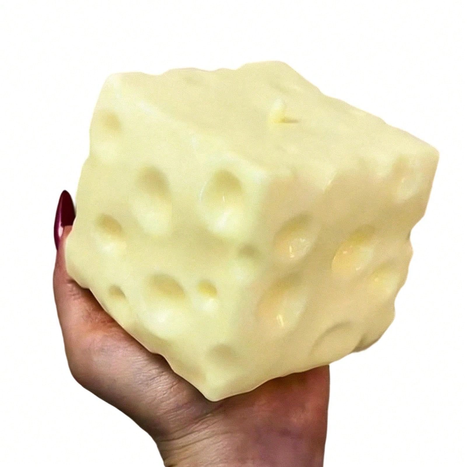Big cheese, squid cheese candy cube sensory toy, slow rebound deformable squeezing ball sensory toy, relieve stress, 7x7x7cm жовтий
Big cheese, squid cheese candy cube sensory toy, slow rebound deformable squeezing ball sensory toy, relieve stress, 7x7x7cm жовтий