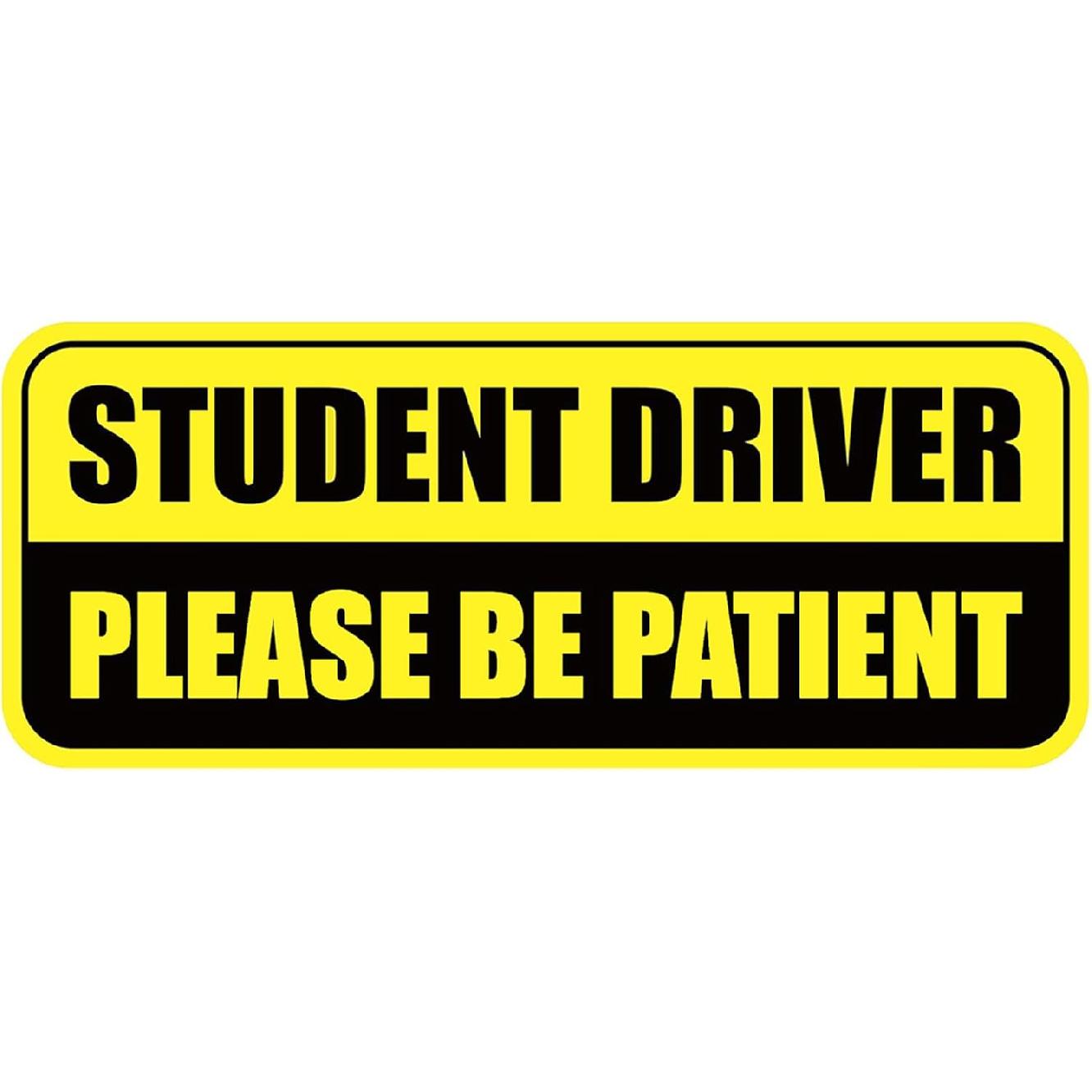 Student Driver Car, Teen Driver Magnet for Car, Please Be Patient Student Driver Magnet Removable Novice Rookie Safety Atntteion Sign - жовтий
Student Driver Car, Teen Driver Magnet for Car, Please Be Patient Student Driver Magnet Removable Novice Rookie Safety Atntteion Sign - жовтий