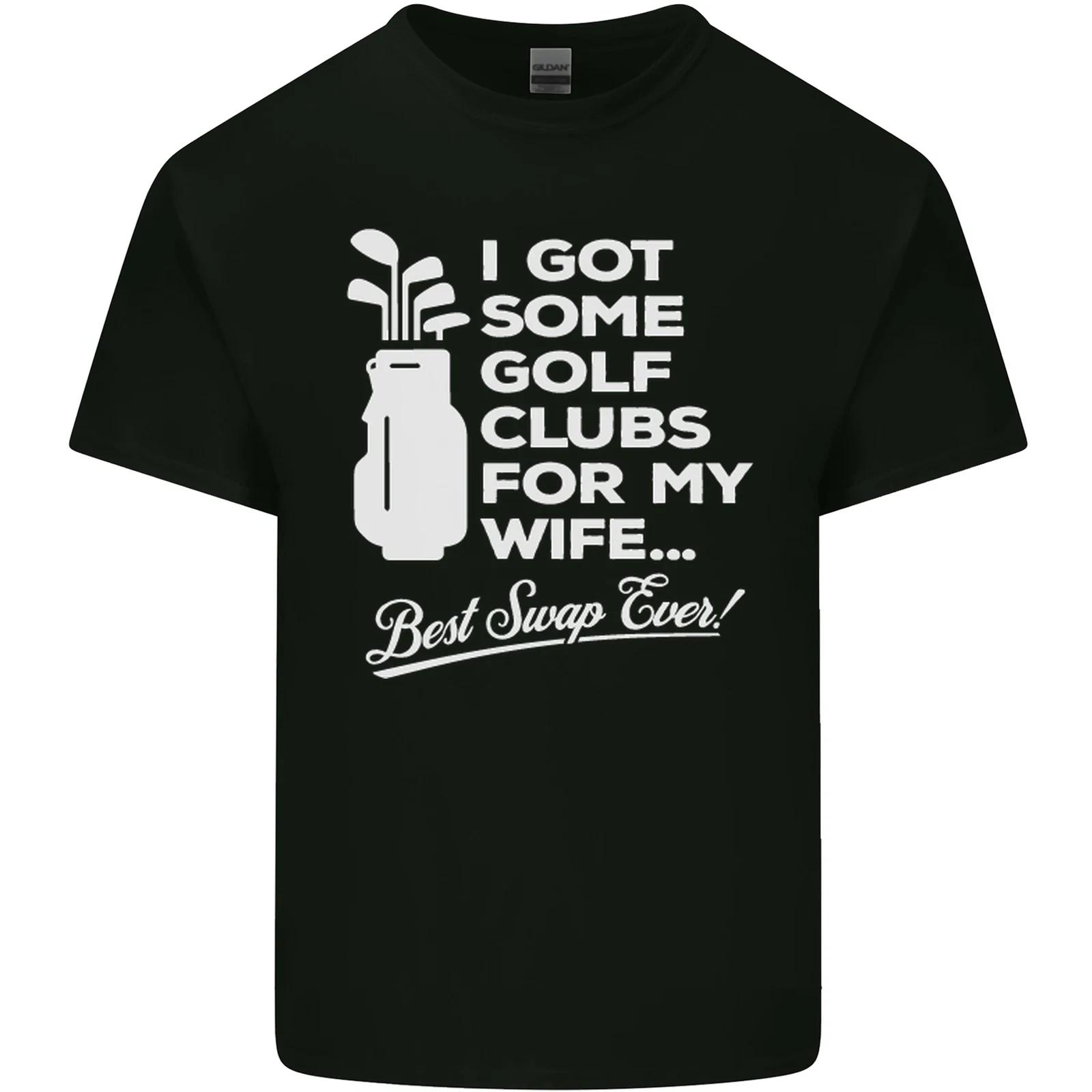 Golf Clubs for My Wife Funny Golfing Golfer Mens Cotton T-Shirt Tee Top M
Golf Clubs for My Wife Funny Golfing Golfer Mens Cotton T-Shirt Tee Top M