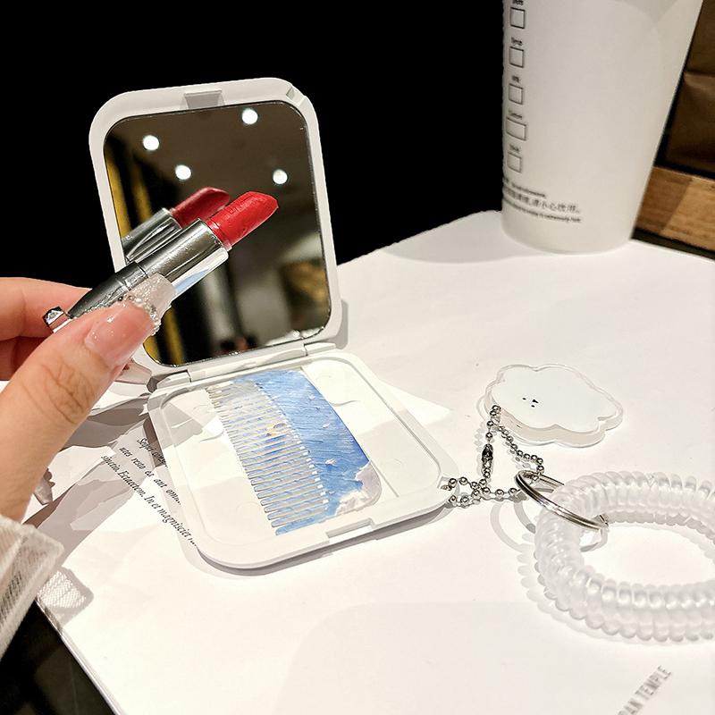 Starry Sky Portable Folding Small Mirror Set Cosmetic Mirror For Class Pocket Mirror And Comb All-In-One Girls Gift 1
Starry Sky Portable Folding Small Mirror Set Cosmetic Mirror For Class Pocket Mirror And Comb All-In-One Girls Gift 1