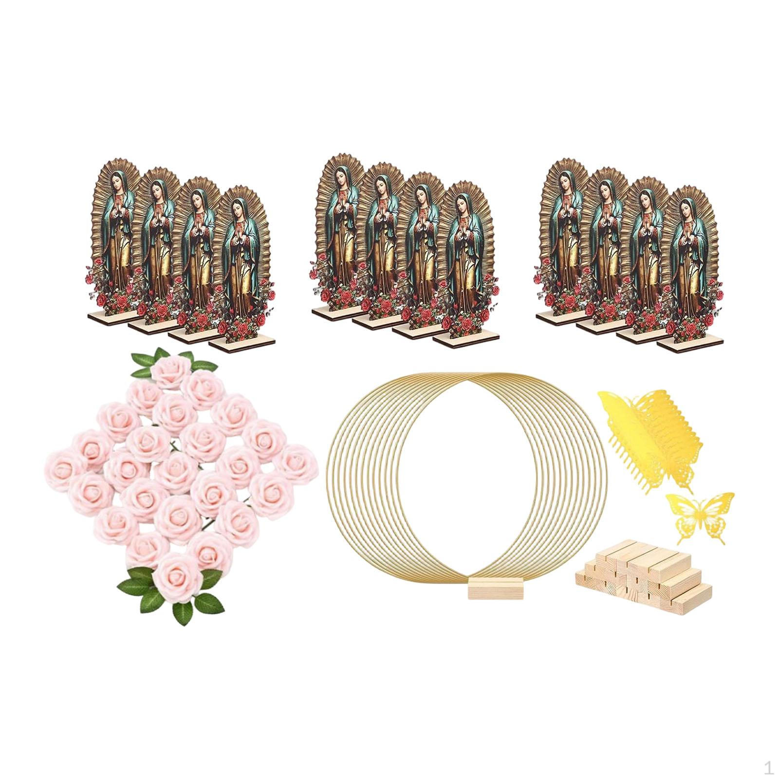 12Pcs Metal Floral Hoop Centerpiece with Stand Round Wreath Wire Frame, for DIY Wedding Party, Table
12Pcs Metal Floral Hoop Centerpiece with Stand Round Wreath Wire Frame, for DIY Wedding Party, Table