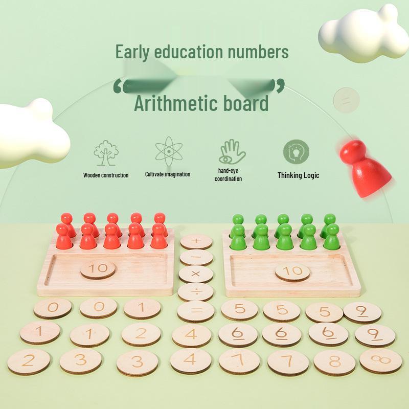 Montessori Math Board: Ten-Grid Array for Addition, Subtraction, Multiplication & Division - Educational Toy for Children
Montessori Math Board: Ten-Grid Array for Addition, Subtraction, Multiplication & Division - Educational Toy for Children