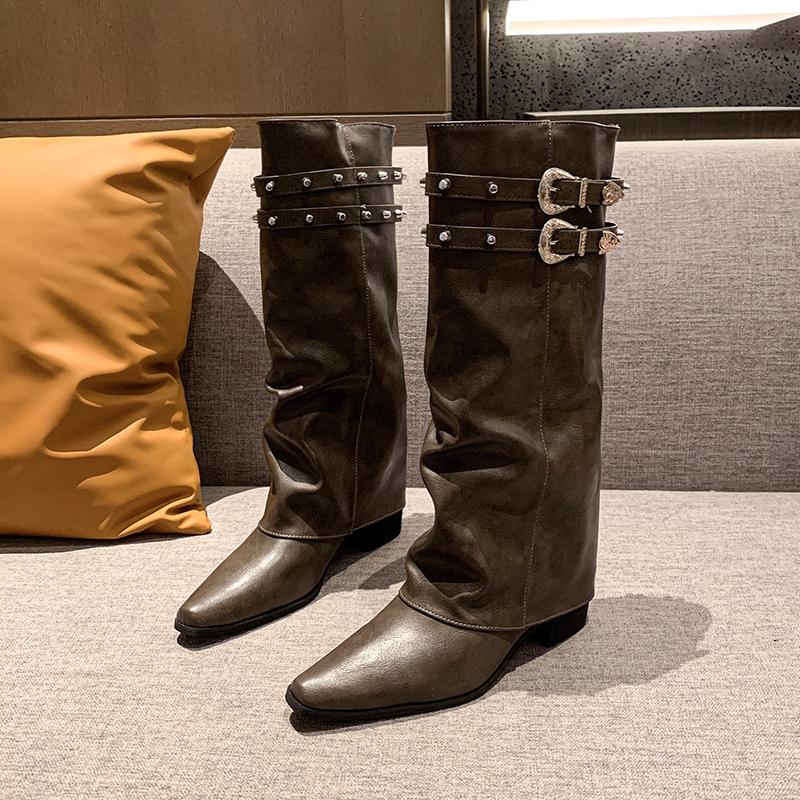 Модный дизайнер Клепки Женские Рыцарские Сапоги Обувь Дамские Элегантные Толстый Каблук Штанины Длинные Ботас Осень Зима Женские Ботильоны 35 хаки
Модный дизайнер Клепки Женские Рыцарские Сапоги Обувь Дамские Элегантные Толстый Каблук Штанины Длинные Ботас Осень Зима Женские Ботильоны 35 хаки