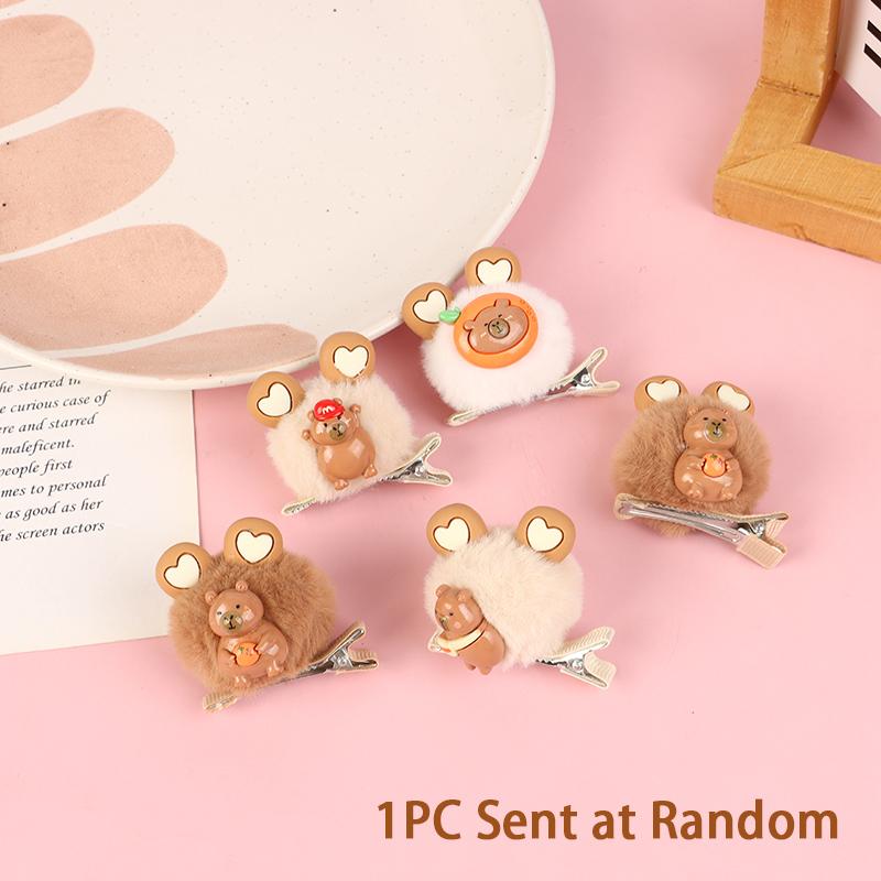 1Pc Cute Capybara Love Hair Clip Children S Girl Hairpins Hair Accessories Kids Headwear Barrette Ornaments
1Pc Cute Capybara Love Hair Clip Children S Girl Hairpins Hair Accessories Kids Headwear Barrette Ornaments