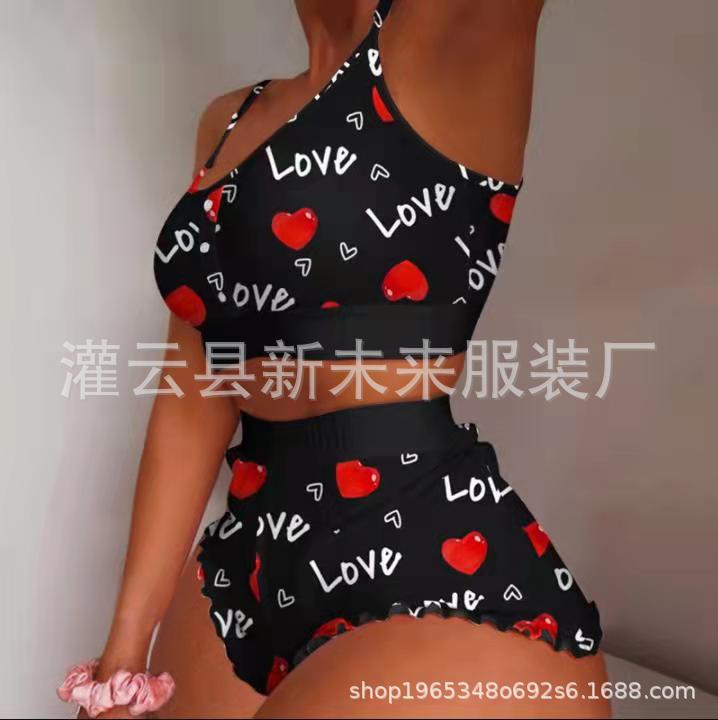 Homewear Large Size Fashion Printed Suspender Pajamas Skinny Thin Homewear XXL
Homewear Large Size Fashion Printed Suspender Pajamas Skinny Thin Homewear XXL