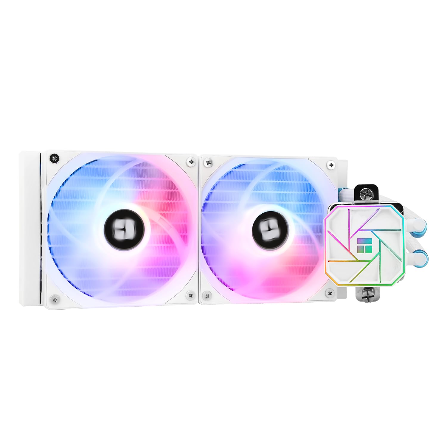 Thermalright AQUA ELITE 240 WHITE V3 Liquid CPU AIO Pump Head Макс. Швидкість обертання ШІМ для процесора Intel Aio Cooler Cooler, 3300RPM, TL-C12B-S V2×2
Thermalright AQUA ELITE 240 WHITE V3 Liquid CPU AIO Pump Head Макс. Швидкість обертання ШІМ для процесора Intel Aio Cooler Cooler, 3300RPM, TL-C12B-S V2×2