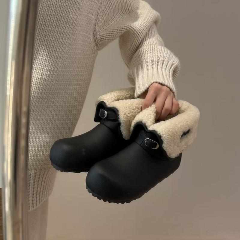 Women s leather two-wear fashion lightweight soft sole winter warm fur one snow boots padded lining non-slip casual sports cotton boots 35
Women s leather two-wear fashion lightweight soft sole winter warm fur one snow boots padded lining non-slip casual sports cotton boots 35