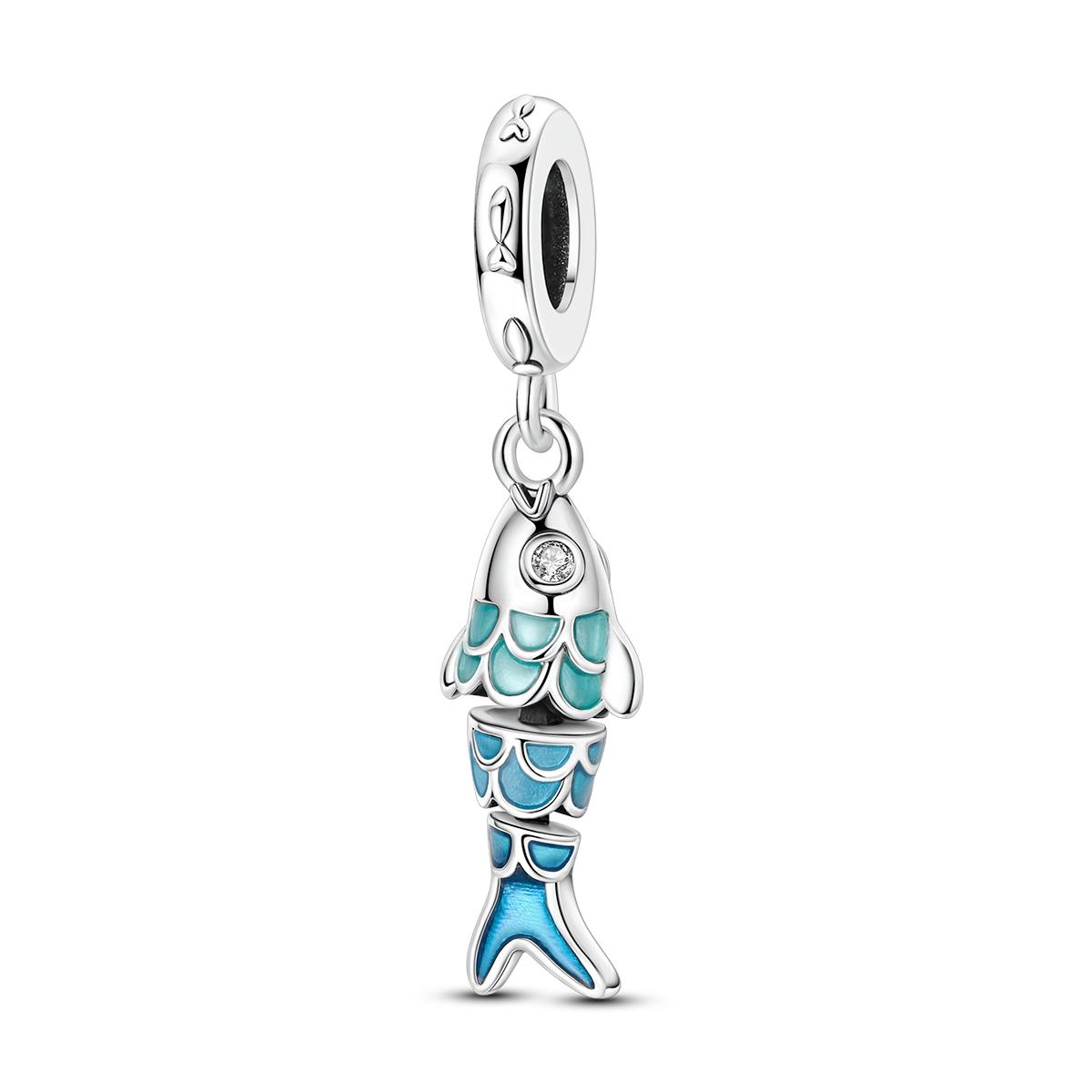 925 Silver Blue Enamel Fish CZ Charm Fit Women DIY Bracelet Necklace Fashion Jewelry Ocean Animal Pendant Gift
925 Silver Blue Enamel Fish CZ Charm Fit Women DIY Bracelet Necklace Fashion Jewelry Ocean Animal Pendant Gift