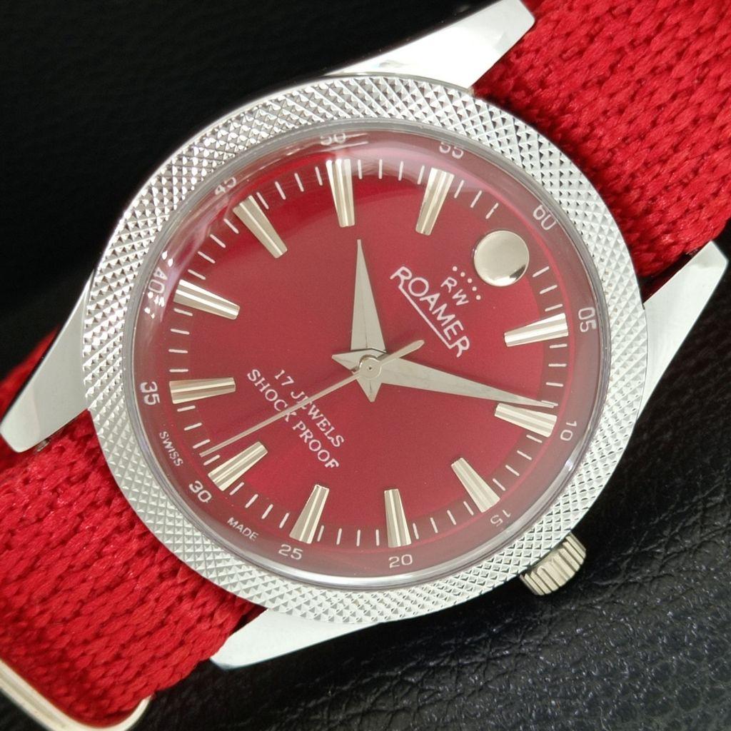 REFURBISHED VINTAGE HAND-WINDING SWISS MENS RED COLOR DIAL WATCH a707102-1
REFURBISHED VINTAGE HAND-WINDING SWISS MENS RED COLOR DIAL WATCH a707102-1