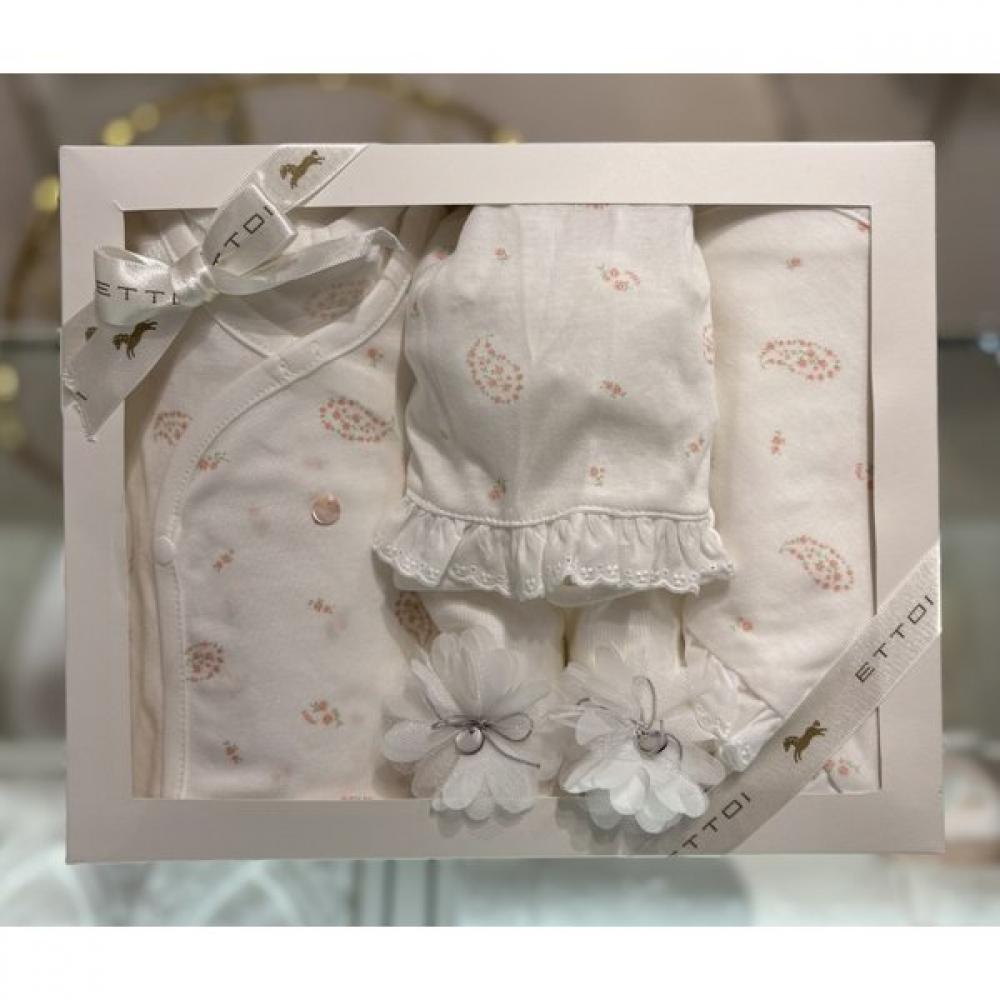 Ettoi Ruchel Baby Bodysuit 4 Piece Delivery Set 07s117081w1 Ivory/3M(60)
Ettoi Ruchel Baby Bodysuit 4 Piece Delivery Set 07s117081w1 Ivory/3M(60)