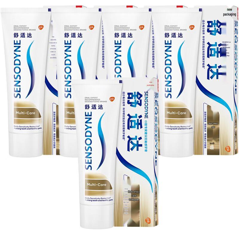Зубная паста Sensodyne Multi-Care Repair & Anti-Sensitivity 180 г x 5 шт.
Зубная паста Sensodyne Multi-Care Repair & Anti-Sensitivity 180 г x 5 шт.