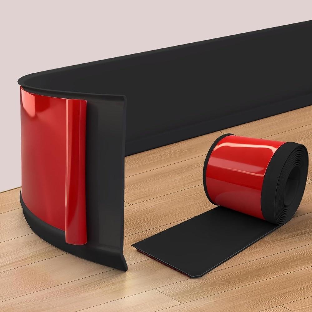 1PC 1m/39.37in Home Decor PVC Baseboard Molding Trim Flexible Vinyl Wall Border Sticker Waterproof Self-Adhesive Skirting Line L 1M чорний
1PC 1m/39.37in Home Decor PVC Baseboard Molding Trim Flexible Vinyl Wall Border Sticker Waterproof Self-Adhesive Skirting Line L 1M чорний