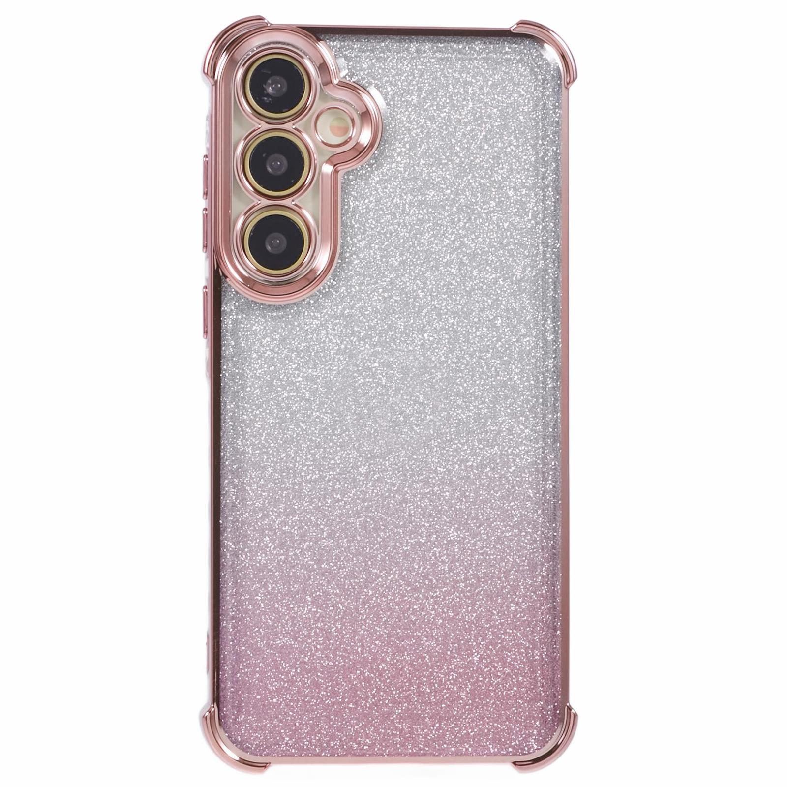 For Samsung Galaxy S24 TPU Case Love Heart Pattern Frame Glitter Phone Cover Pink
For Samsung Galaxy S24 TPU Case Love Heart Pattern Frame Glitter Phone Cover Pink