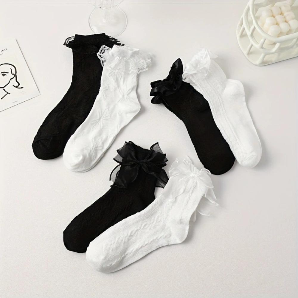 Elastic Y2K Lace Socks Ruffle Lolita JK Short Sock Fashion Women s Hosiery Women 6pairs
Elastic Y2K Lace Socks Ruffle Lolita JK Short Sock Fashion Women s Hosiery Women 6pairs