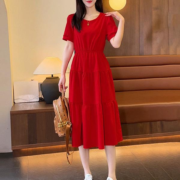 2024 Women s Summer Mid-Length Short-Sleeve Casual Dress: Slimming, High-Waisted, Loose Fit XL
2024 Women s Summer Mid-Length Short-Sleeve Casual Dress: Slimming, High-Waisted, Loose Fit XL