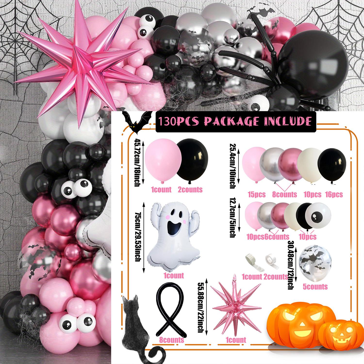 130pcs Halloween Balloon Arch Decoration Set for Scary Halloween Party Outdoor Decoration Birthday Theme Decoration Other
130pcs Halloween Balloon Arch Decoration Set for Scary Halloween Party Outdoor Decoration Birthday Theme Decoration Other