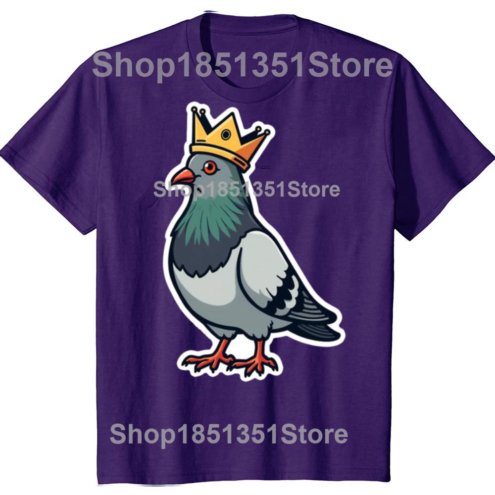 Funny Pigeon King Birds Graphic Tshirts Men Womens Fashion Casual Tshirt 100 Cotton Loose Oversized T Shirt 4XL
Funny Pigeon King Birds Graphic Tshirts Men Womens Fashion Casual Tshirt 100 Cotton Loose Oversized T Shirt 4XL