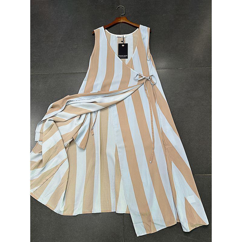 Yanzi Foreign Trade Cotton and Linen Series V-neck Solid A Word Swing Lazy Sleeveless Vest Blouse Skirt Sleeveless Skirt Blue Stripes one-piece BT4009 L/XL
Yanzi Foreign Trade Cotton and Linen Series V-neck Solid A Word Swing Lazy Sleeveless Vest Blouse Skirt Sleeveless Skirt Blue Stripes one-piece BT4009 L/XL