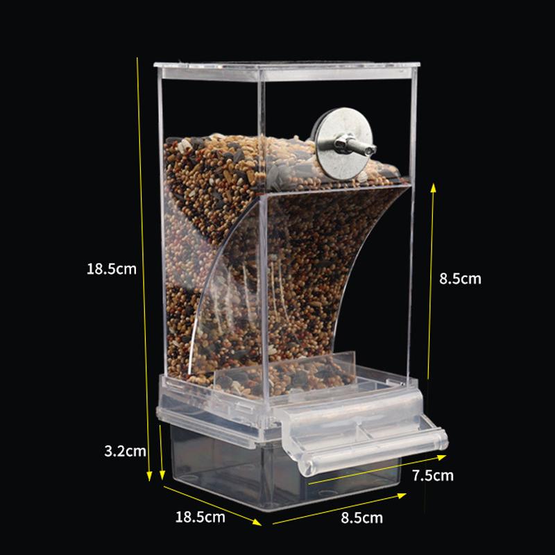 Прозрачная автоматическая кормушка Автоматическая кормушка для птиц Подвесная кормушка для корма
Прозрачная автоматическая кормушка Автоматическая кормушка для птиц Подвесная кормушка для корма