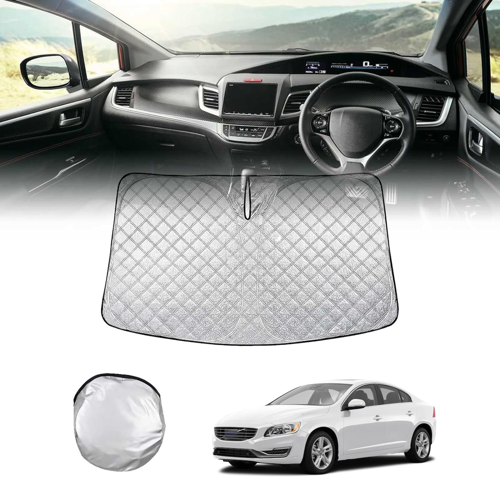 Volvo S60 2nd generation 2010-2018 Exclusive front sunshade Designed specifically S60 2nd generation
Volvo S60 2nd generation 2010-2018 Exclusive front sunshade Designed specifically S60 2nd generation